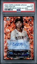 2024 Topps Chrome Sapphire Jung Hoo Lee Sapphire Selections Auto /25 PSA 10