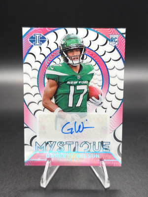 2022 Illusions Garrett Wilson Mystique Rookie Auto Acetate RC 06/20 #M-8 Jets 📈