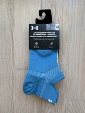 Under Armour Run Lite 3 Pack No Show Tab Socks Size M Assorted NWT