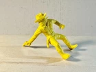 Marx 1950's original 60mm masked Bandit rider.  Yellow.