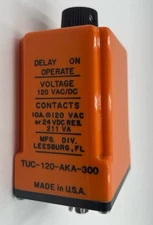ATC Diversified Electronics TUC-120-AKA-300 Time Delay Relay 120V 10A