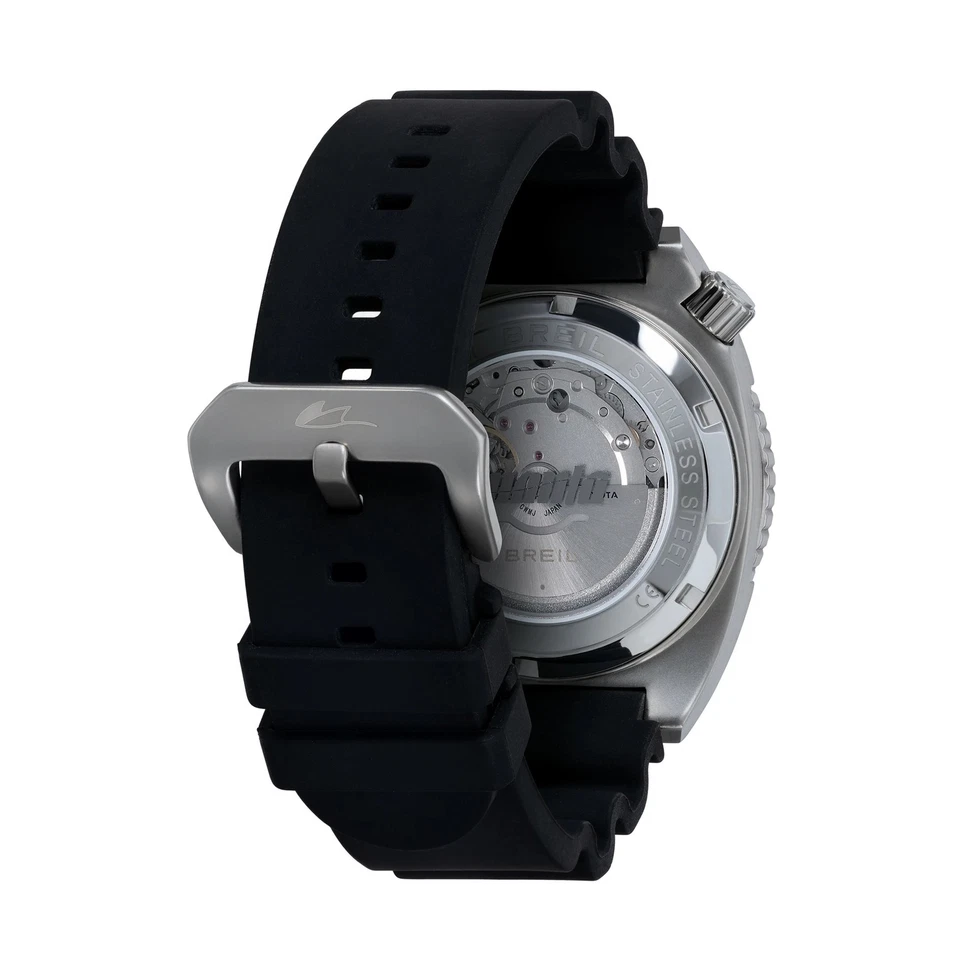 Reloj Pulsera Hombre Automático BREIL SEARKER TW2116 Silicona Negro Sub 300mt Foto 2 de 3