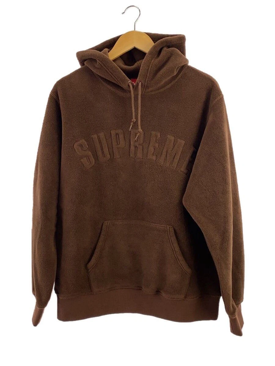 Sweat à capuche Supreme M polyester marron occasion