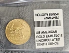 1/10 oz 2012 American Gold Eagle $5 coin BU