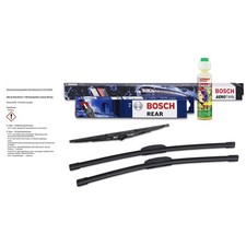 BOSCH AEROTWIN SCHEIBENWISCHER AR533S +HECKWISCHER H380+REINIGER FÜR AUDI A3 8L 