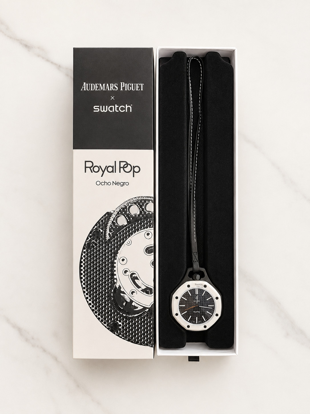 Swatch x Audemars Piguet Royal Pop OCHO NEGRO Pocket Watch