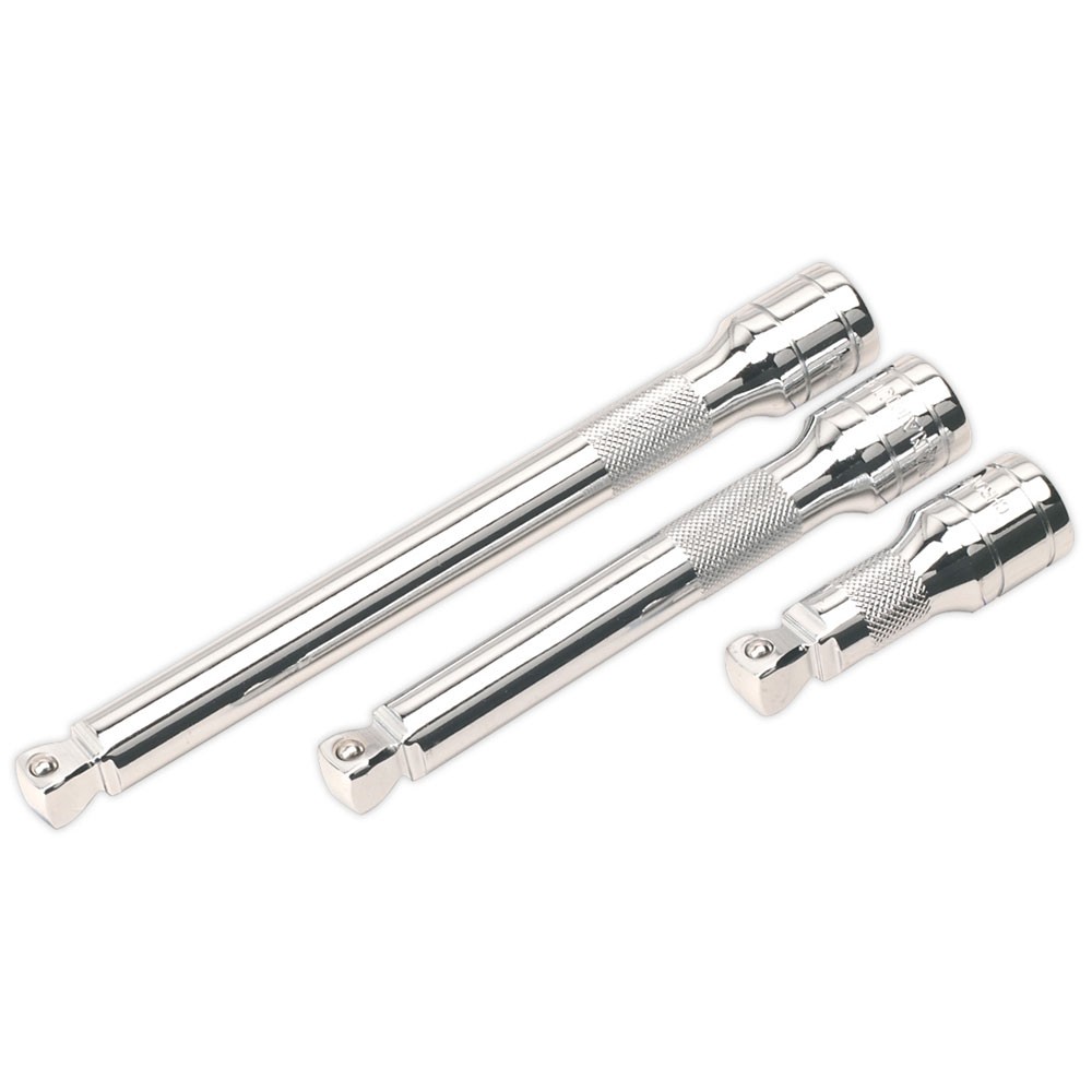Sealey Wobble/rigid Extension Bar Set 1/2""sq Drive 3pc