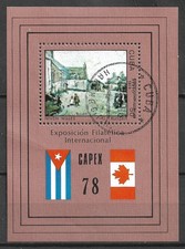 1978 1CUBA Used Block (Michel # Block 54)