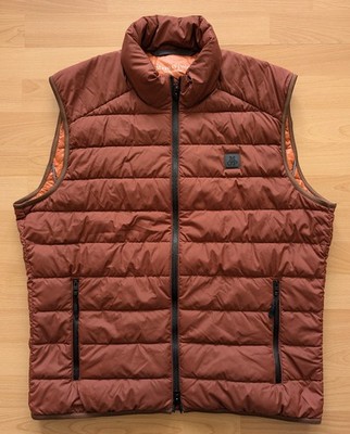 Marc O´Polo Steppweste Herren Weste Outdoor  No Down  rostrot XL