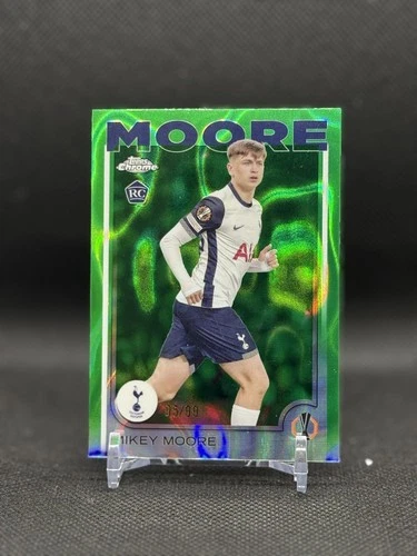 Mikey Moore 2024-25 Topps Chrome Auto 95/99
