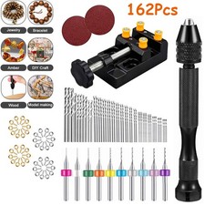 162pcs Mini Tiny Micro HSS Twist Drill Bits 0.5-3.0mm Hand Model Craft DIY Tool