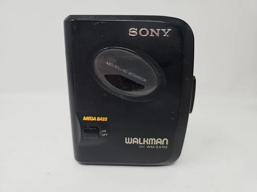 Sony Walkman WM-EX102 Cassette Player Mega Bass Portable Music Player Black
