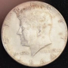 1964 AU (bright) Kennedy Half Dollar, 90% Silver, #2