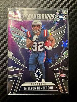 Panini 2025 Phoenix Thunderbirds TreVeyon Henderson RC Blue Parallel #36 134/199