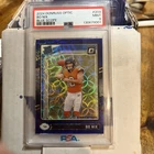 2024 Panini Donruss Optic - #209 Bo Nix Rated Rookie Blue Scope PSA 9