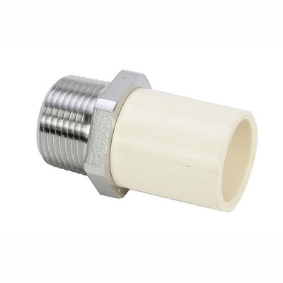 PPG 80568 for PlumbMaster 1/2 Mip X Socket Cpvc, Stainless Steel Transition