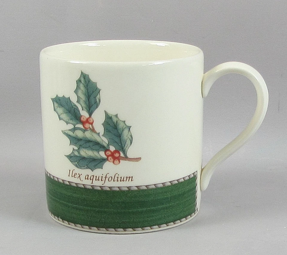 Wedgwood Sarah's Garden Mug Hot Chocolate Christmas Green 1/4 Pint - Image 2 of 4