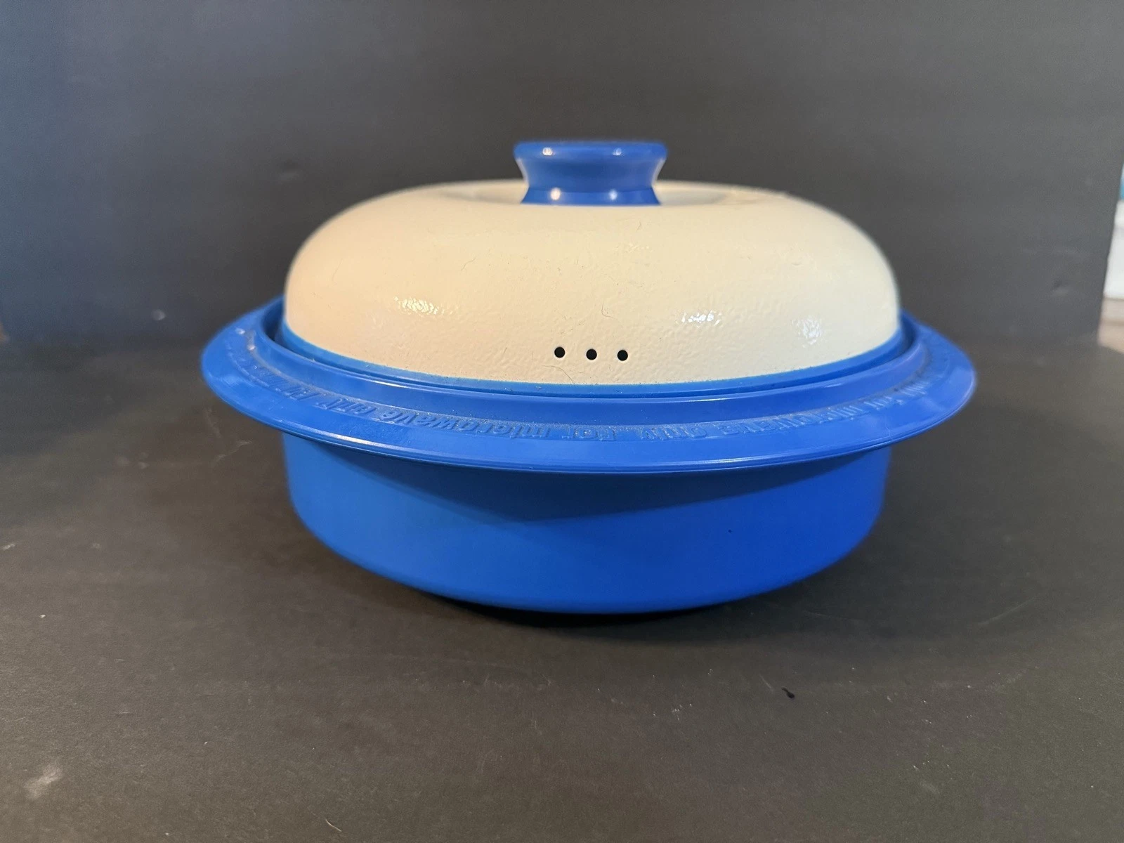 Range Mate Professional Microwave Cookware Grill Steam Blue White
Opens in a new window or tab