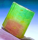 Rare Watermelon Tourmaline Crystal Natural Raw Rough Specimen Matrix Cluster  — photo 2