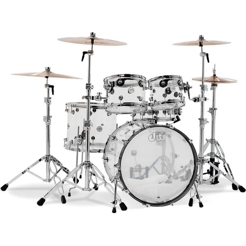 Schlagzeug DW Design 22/10/12/16/14 Acryl Shellset DEMO Drum Set Drumset