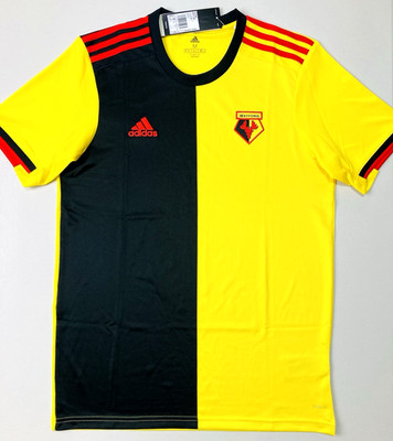 NWT WATFORD FC 2019/20 M Home Adidas Football Shirt Soccer Jersey Hornets Kit