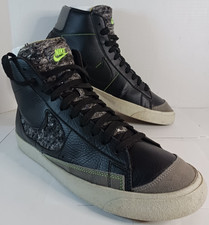 Nike Blazer Mid 77 Vintage 'Recycled Wool Pack' Black-Electric Green Mens 11 US