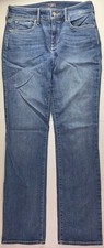 NYDJ Marilyn Straight Leg Lift Tuck Stretch Jeans Blue Size 6
