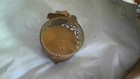VTG 50-60's Gold Filigree Ormolu Jewelry Casket Glass Lidded Footed Trinket Box — photo 4