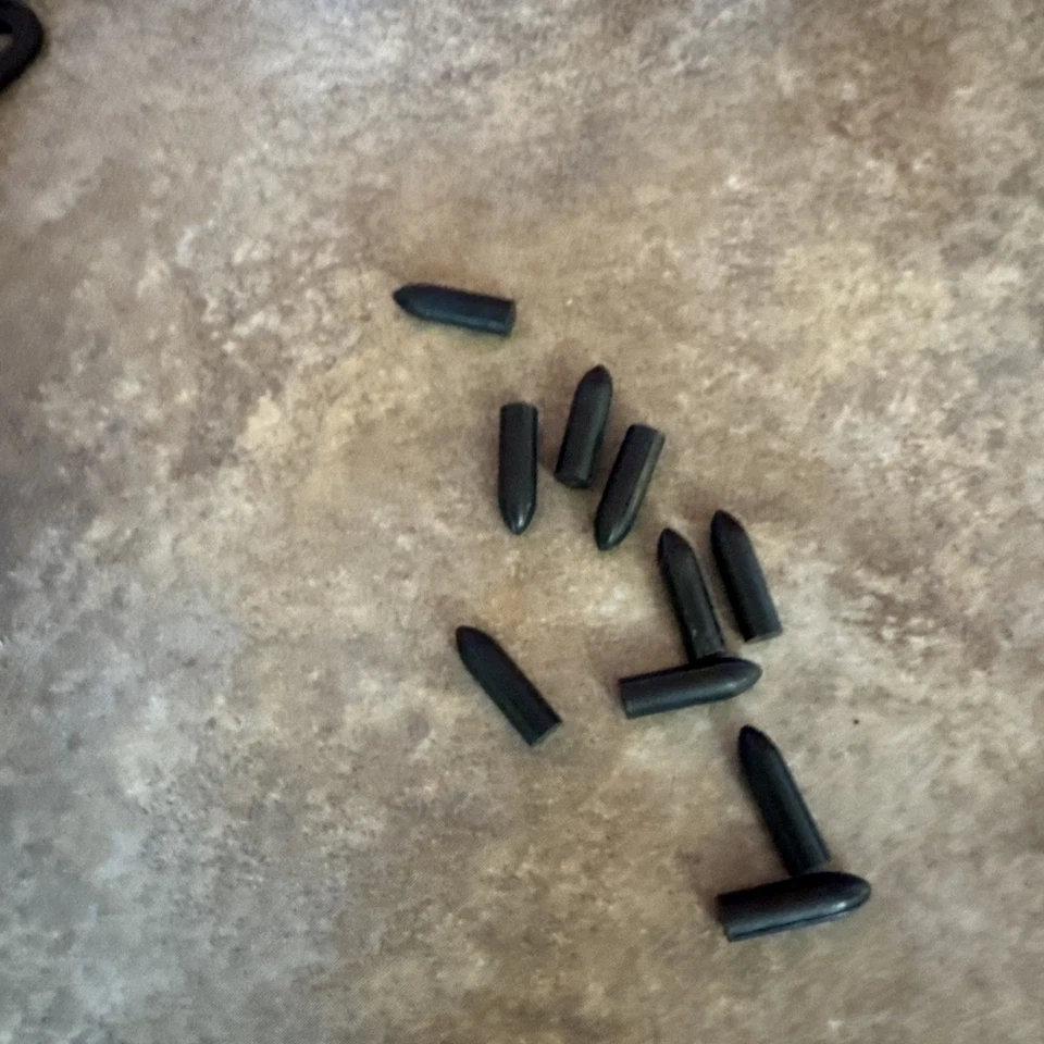 Cañón de disparo negro vintage Marx con 10 carcasas Foto 2 de 4