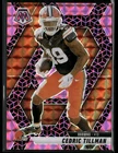 2025 Panini Mosaic Football Pink Spectris Cedric Tillman #197