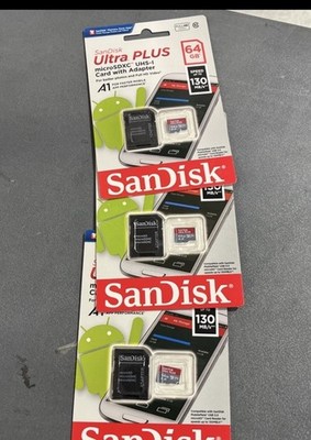 SanDisk Ultra 64GB 80MB/s UHS-I Class 10 microSDXC Card (SDSQUNS-064G-GN3MN)