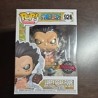Funko Pop One Piece Luffy Gear Four #926 Chalice Special Edition Box Damage