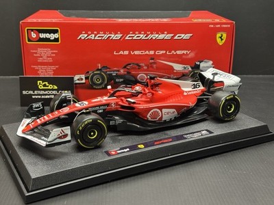 Ferrari SF-23 #16 Charles Leclerc Las Vegas GP 2023 1/18 Bburago Diecast Model