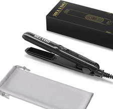 Mini Hair Straighteners, Ceramic Mini Straightener for Short Hair/Bangs, Travel