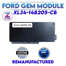 Rebuilt Ford Gem Module Xl34-14b205-cb Plug N Play Rebuilt Ford Gem Module Xl34-14b205-cb Plug N Play