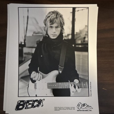 Beck Geffen Records B&W Press Photo 8x10 Original Print 1999 Charlie Gross