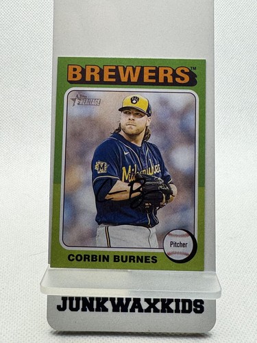 2024 Topps Heritage #276 Corbin Burnes | Baseball Card