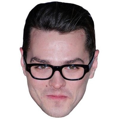 Matt Willis Big Head. Larger than life mask.