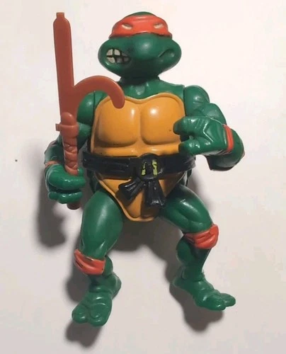 TMNT - Michaelangelo Playmates Vintage 1988 4.25" Figure W/ Part Weapons