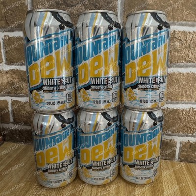 x6 Mountain Dew White Out 12 oz Limited Edition America Pack Whiteout Exp. 9/26