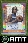 Tristen Newton RC Auto 2024-25 Topps Finest Rookie Refractor Timberwolves