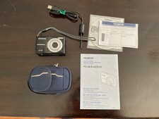 Olympus X-42 12MP Compact Camera CCD Sensor Digicam 5x W/ 2GB Card, USB Tested