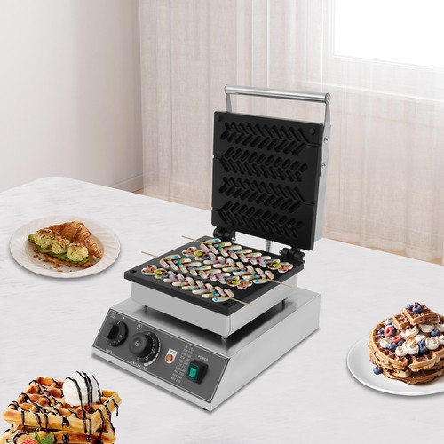 Neue elektrische Waffelmaschine kommerzielles Weizenstiel Waffeleisen Antihaftbeschichtet - Bild 2 von 13