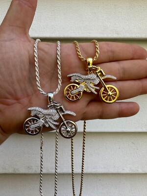 DIRT　ネックレス Amazon.com: Dirt Bike Necklace, 20