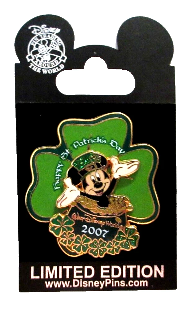 St. Patrick's Day Walt Disney World Patches & Pins (1968-Now) for