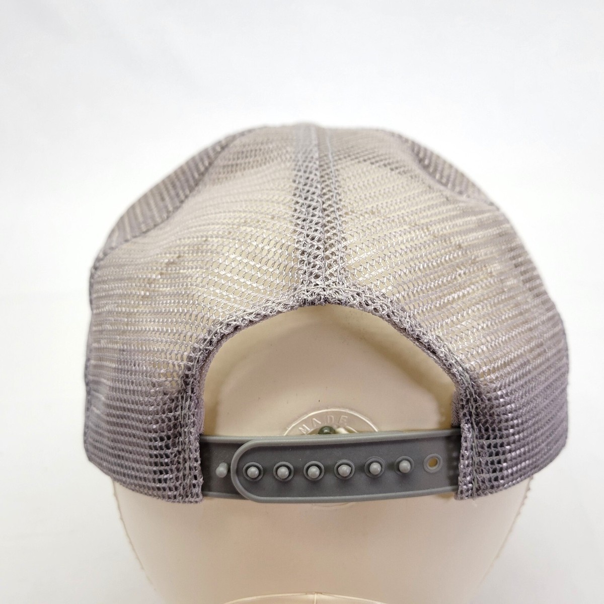 General Rubber & Plastics Hat Cap Bristol TN Snapback Mesh Foam Trucker Vtg Gray View 5