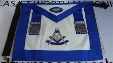 Past Master Lambskin Dress Hand Crafted Embroidery With Silver Bullion 