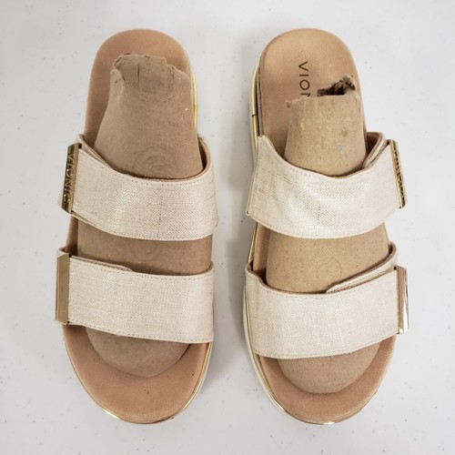 Vionic Womens Brandie Double Strap Platform Sandal Size 9 Neutral Vacation Beach - Picture 3 of 13
