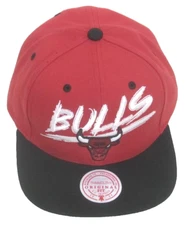 NBA Chicago Bulls Multi-Color Structured Snapback Hat By Mitchell & Ness