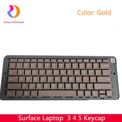 Key Cup For Microsoft Surface Laptop 3 4 5  key Cap US 13.5inch 15inch Gold